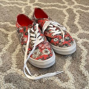Floral Vans Women’s Size 9